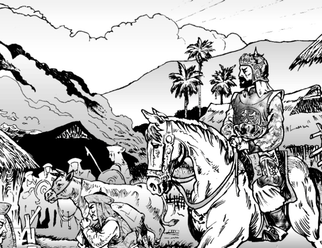 "Gian hùng" nào đội trời đạp đất, góp công dựng nghiệp nhà Trần? - Hình 3 Năm 1209, loạn Quách Bốc, Lý Cao Tông phải chạy khỏi kinh thành lên Quy Hóa (Phú Thọ ngày nay) còn Thái tử Sảm (vua Lý Huệ Tông sau này) chạy đến nhà Trần Lý, một thế lực lớn ở Hải Ấp (nay là xã Canh Tân, Hưng Hà, Thái Bình) và cưới con gái nhà này là Trần Thị Dung làm vợ. Thái tử Sảm phong cho Trần Lý tước Minh tự đem hương binh dẹp loạn.