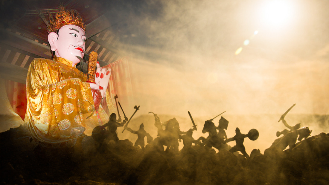 Về nước, ông được nhà vua phong tước Đại Vương, tiếp tục lập được nhiều công lớn. Tới khi ông mất triều đinh sắc phong là Thượng Đẳng Phúc Thần hiệu là Huy Khang Thiên Vương, nhân dân tôn xưng là Đức Thánh Chèm và lập đình thờ ở làng Chèm.