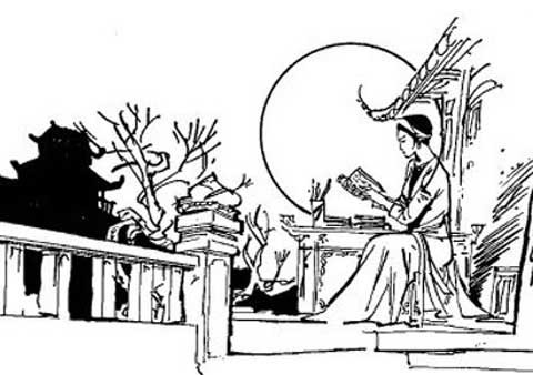 Vua Đinh nói với con gái: "Tướng quân Ngô Nhật Khánh là người thao lươc vào bậc nhất nhưng chưa thật sự tận trung vì sự nghiệp của cha, giặc Tống và giặc Chiêm đang lăm le bờ cõi, nếu được Nhật Khánh giúp thêm vây cánh thì Đại Cồ Việt ta còn gì bằng. Cha muốn con ưng thuận lời thỉnh cầu của Nhật Khánh để lấy tình phu phụ thuyết phục Nhật Khánh giữ trọn đạo hiếu trung."