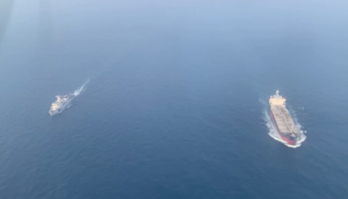 Tau co thuy thu Viet Nam duoc ho tong sau khi bi UAV tan cong