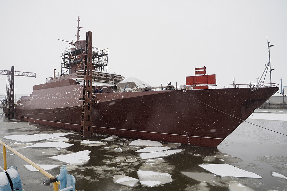 Con tàu có khả năng thực hiện những chuyến đi dài dọc theo toàn bộ chiều dài của sông Volga và biển Caspian. Ảnh: Mil.