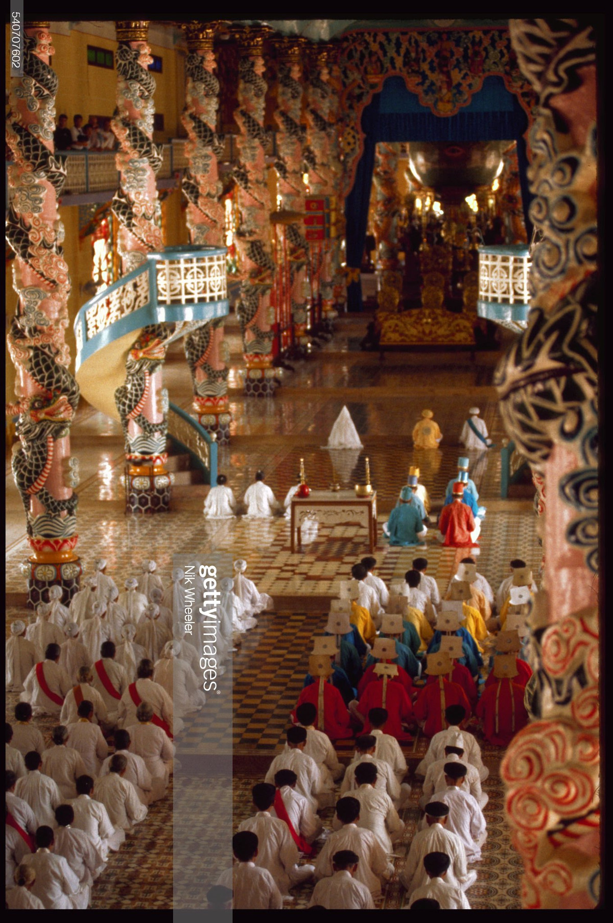 Buổi lễ diễn ra trong Tòa thánh Tây Ninh.