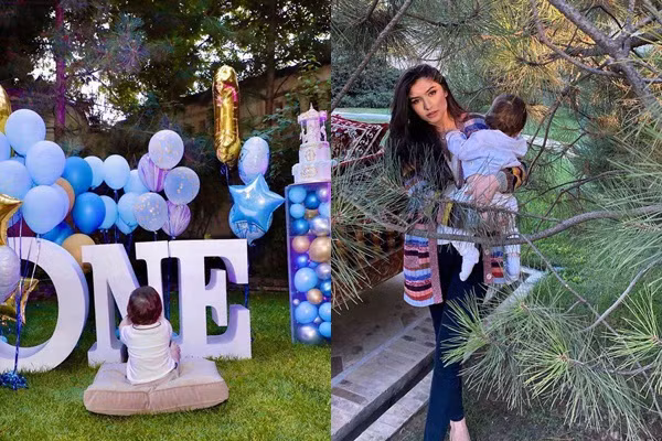 4 năm sau siêu đám cưới, cuộc sống của tiểu thư nước Nga đã thay đổi ít nhiều. Trên trang cá nhân, Madina vẫn thường xuyên khoe ảnh du lịch sang chảnh bên chồng song còn có thêm sự hiện diện của thành viên bí ẩn. Đó là con trai đầu lòng của cô.