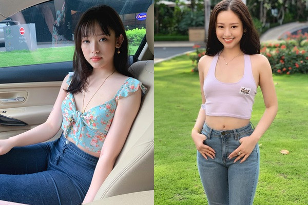 Trở về với "màn hình phẳng" Thúy Vi được nhận xét trông nghệ thuật hơn mỗi khi chụp ảnh. Đặc biệt, hot girl không còn khiến người nhìn cảm thấy ngộp thở hay bàn tán nhiều về "đôi gò bồng đào" lúc nào cũng trực chờ nhảy ra khỏi váy áo.