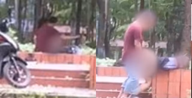 Trước đó, trên MXH xuất hiện không ít trường hợp các cặp đôi nam nữ đã có những hành động phản cảm khác chốn công viên. Như đoạn clip được chia sẻ vào khoảng tháng 7 vừa qua, MXH lan truyền đoạn clip dài khoảng 4 phút ghi lại hình ảnh một cặp đôi nam nữ đang mây mưa ngay tại công viên.