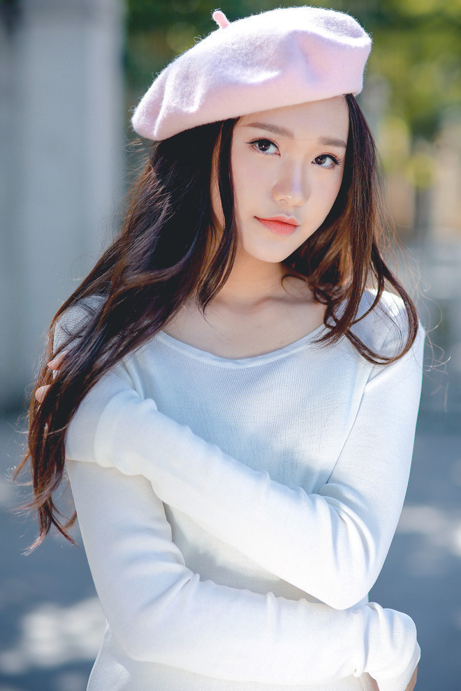 Nhờ sở hữu gương mặt khả ái cùng vóc dáng nuột nà, Hải My được đánh giá là thí sinh tiềm năng của cuộc thi. (Ảnh: IGNV)