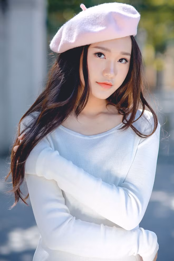 Nhờ sở hữu gương mặt khả ái cùng vóc dáng nuột nà, Hải My được đánh giá là thí sinh tiềm năng của cuộc thi. (Ảnh: IGNV)