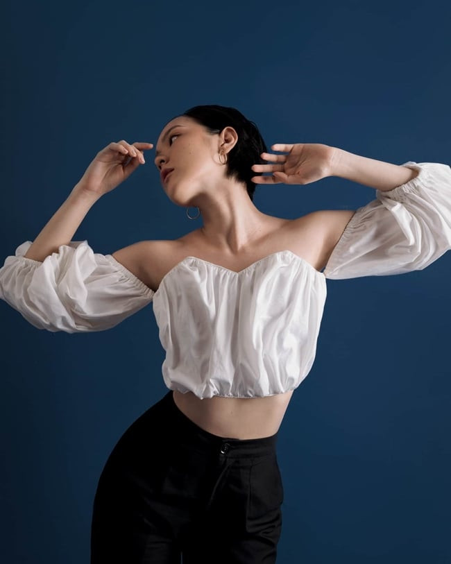 Hải Tú là một trong những cái tên luôn nằm trong danh sách hot girl đẹp không tì vết của giới mẫu ảnh.