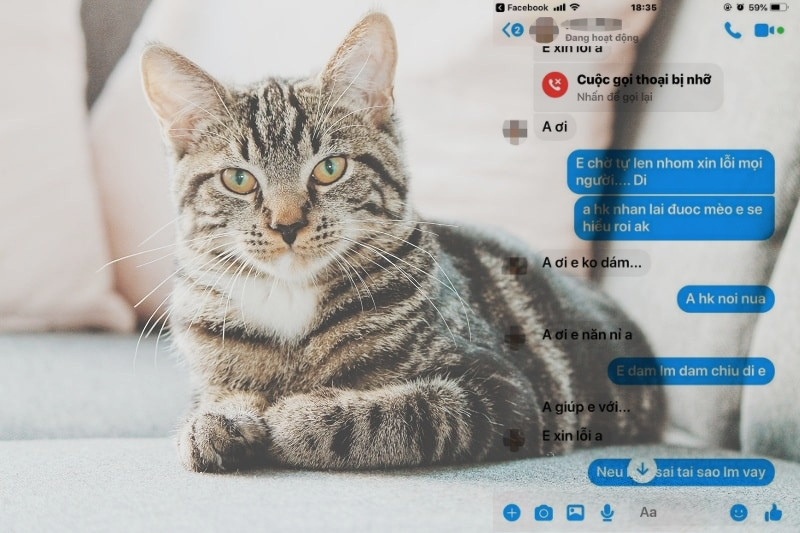 Anh chàng chủ động nhắn tin cho người tố cáo khi thấy mình bị "bóc phốt" (Ảnh minh hoạ: Pinterest)