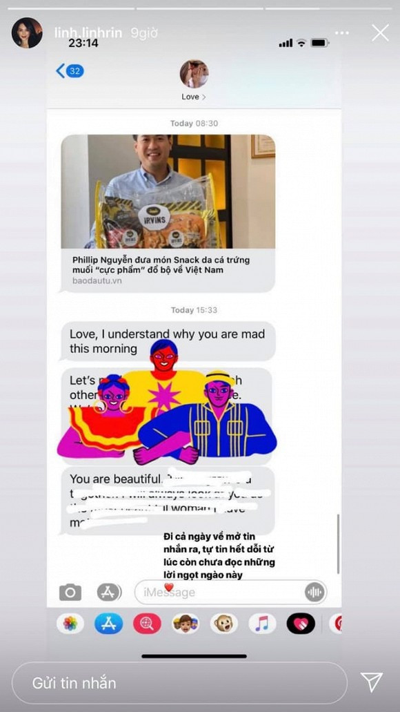 Sau khi "gương vỡ lại lành", Phillip Nguyễn và Linh Rin ngày càng tình cảm hơn.