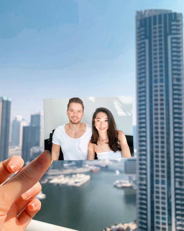 Được biết, bạn trai của Trang là người nước ngoài, cả hai quen nhau thông qua một người bạn thân.