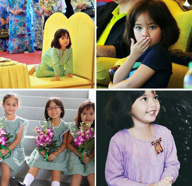 Biểu cảm đáng yêu của Raja Nazira Safya luôn khiến người dùng mạng phát cuồng.