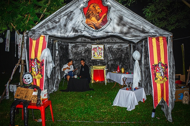 Có nhiều hoạt động ma quái được tổ chức ở công viên Yên Sở trong ngày Halloween mà bạn sẽ vô cùng ấn tượng.