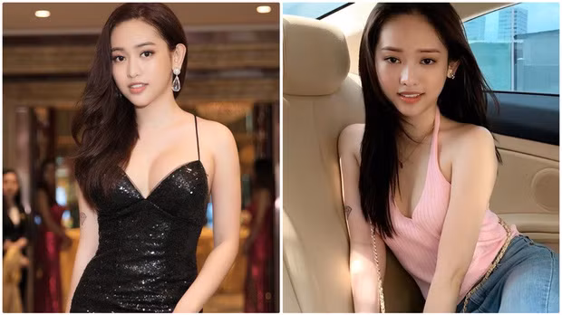 Góc nghiêng của Thúy Vi cũng thay đối khá rõ do hậu quả của việc phẫu thuật thẩm mỹ.