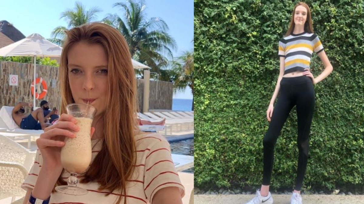 Trong tương lai, cô gái hy vọng sẽ đi học đại học ở Anh và đạt kỷ lục là người mẫu chuyên nghiệp cao nhất thế giới.