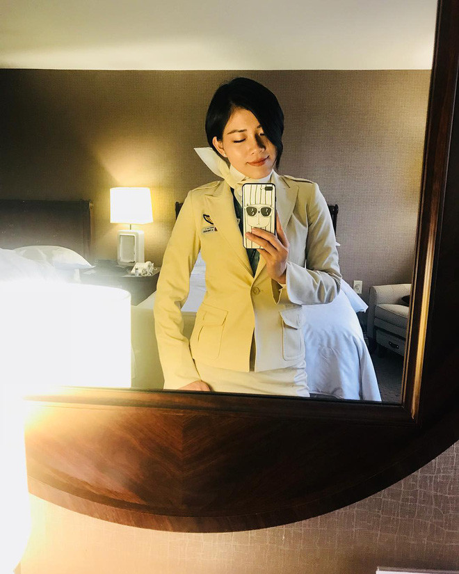 Năm 2015, sau khi tình cờ xem thông tin tuyển dụng, Ngọc Anh nộp đơn thi tuyển tiếp viên hàng không của hãng Korean Air.