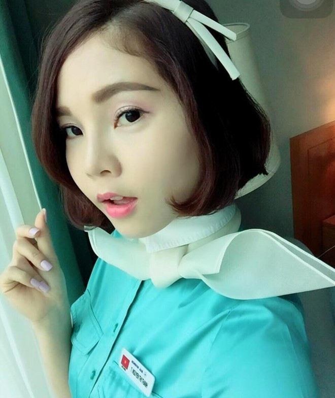 Nguyễn Thị Thanh Thủy (Tina), tiếp viên hàng không của hãng Korean Air, Hàn Quốc cũng từng được báo chí, truyền thông quan tâm nhờ những câu chuyện nghề nghiệp thú vị.