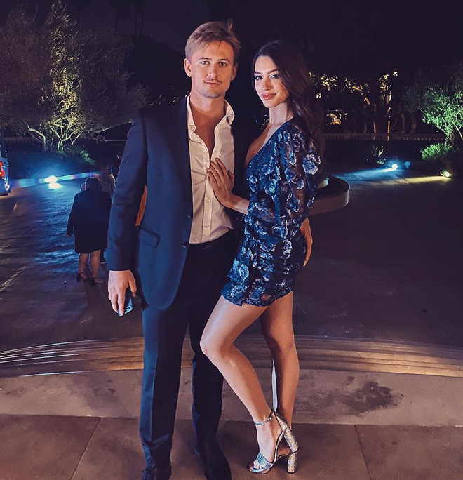 Bạn trai của Celine Farach sở hữu vẻ bề ngoài cực điển trai, anh còn chính là "phó nháy" chụp cho bạn gái rất nhiều những bức ảnh đẹp "thần sầu".