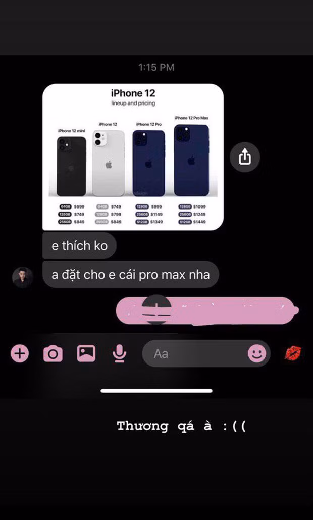 Cách nói đầy sự ngọt ngào của Đông Khuê đã nhanh chóng "ghi điểm", mặc dù với một chàng CEO trẻ, mua iPhone 12 chắc cũng là chuyện thường.