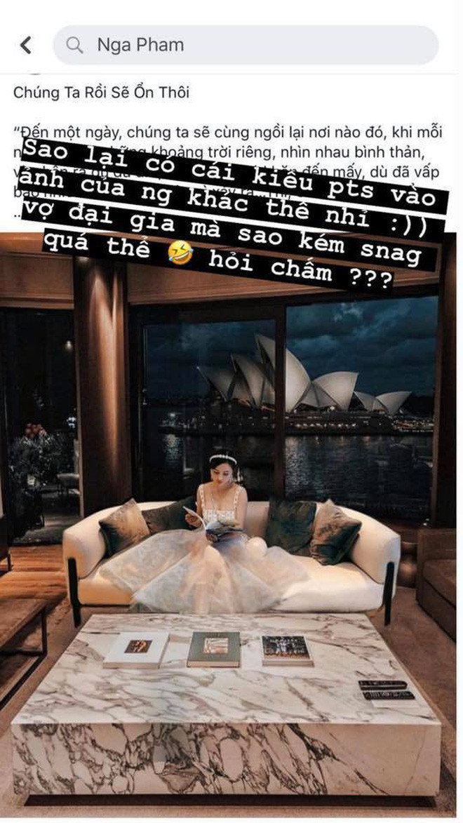 Cụ thể, Mina Phạm dường như đã dùng ảnh của một tài khoản khá nổi tiếng có tên @taramilktea sau đó xoá người đi và photoshop hình mình lên.