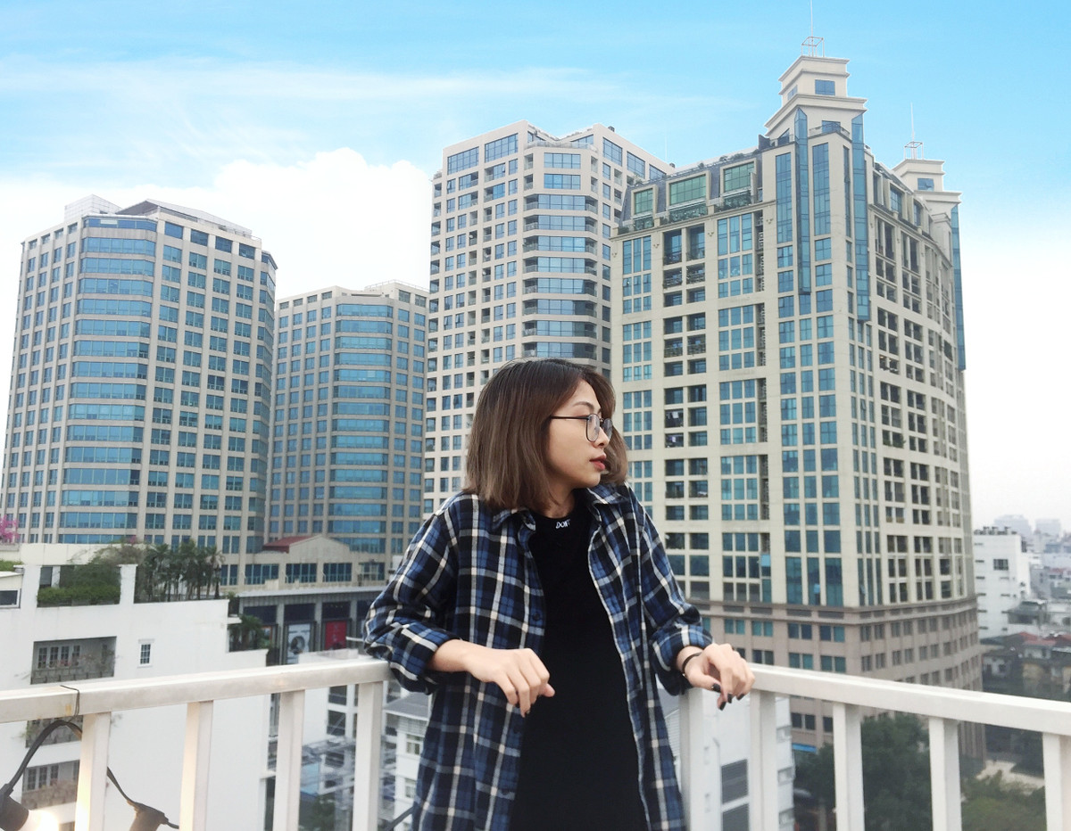 Vào dịp cuối tuần, đúng tiết trời thu Hà Nội, đây được coi là địa điểm lý tưởng dành cho các "thánh sống ảo".