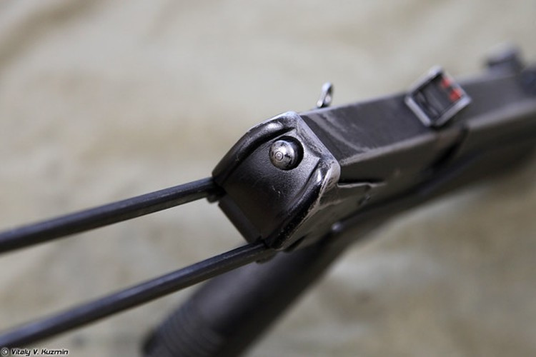 Báng súng nhỏ gọn.