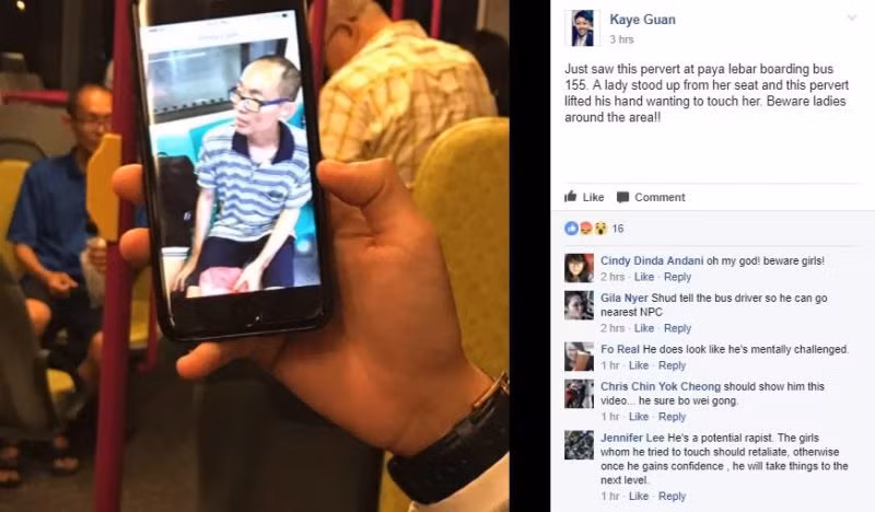 Đọc được bài viết của Winna, một thành viên khác còn cung cấp thông tin đã bắt gặp gã đàn ông này ở trạm xe bus 155. Ông ta cũng định giở trò sàm sỡ một phụ nữ đứng ngay cạnh mình. Và thành viên này cũng khuyên các quý bà, quý cô nên cẩn thận khi đi lại ở quanh khu vực này!