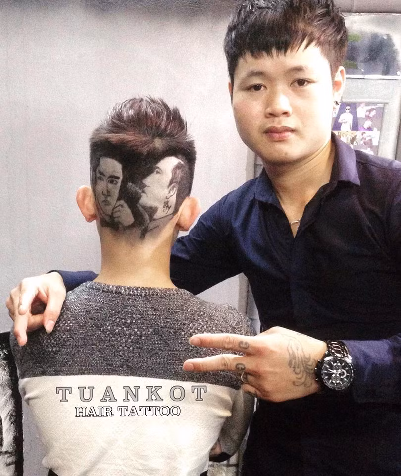 "Khách hàng của mình thường yêu cầu cắt tỉa theo chân dung thần tượng của họ hoặc những hình ảnh vui, thậm chí là 'khó đỡ'. Đa số là Tuấn dựa vào hình của khách đưa cho xem rồi khắc theo", 9X xứ Nghệ chia sẻ thêm.