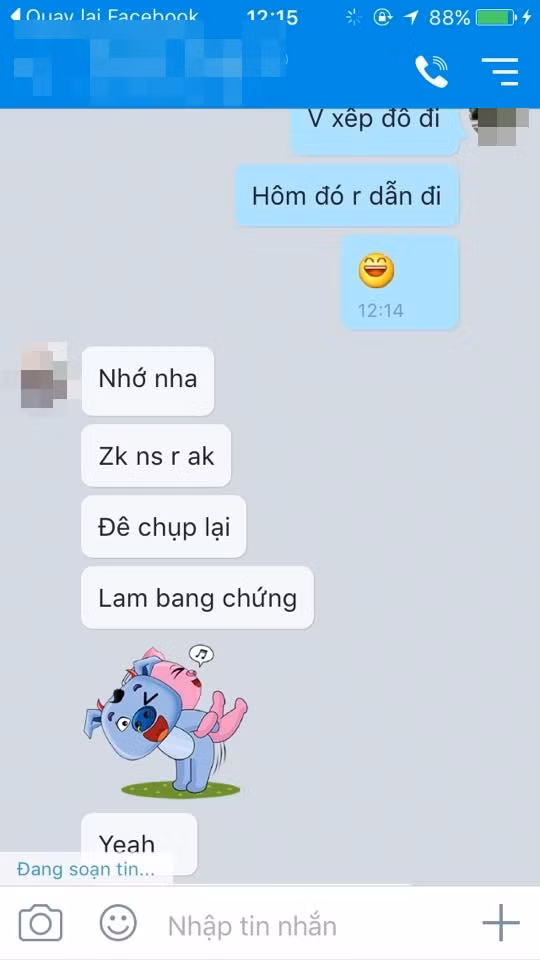 Thêm trào lưu nhắn tin thử chồng, người yêu bá đạo khiến chị em "phát sốt". Sau khi nhận được tin nhắn "rủ rê", có anh còn cẩn thận chụp ảnh màn hình để làm bằng chứng phòng trường hợp nửa kia "nuốt lời".