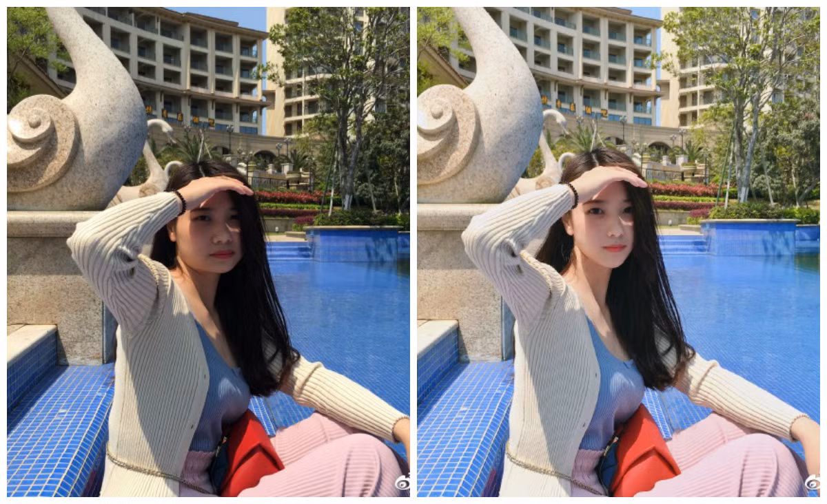 Nếu không có ảnh so sánh trước và sau thì ít ai có thể tin cô gái trong ảnh là cùng một người. Ảnh: Weibo Kanahoooo.