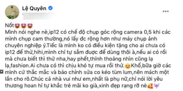 Le Quyen dap tra the nao khi bi noi khoe anh chinh sua va keo chan qua da?-Hinh-2