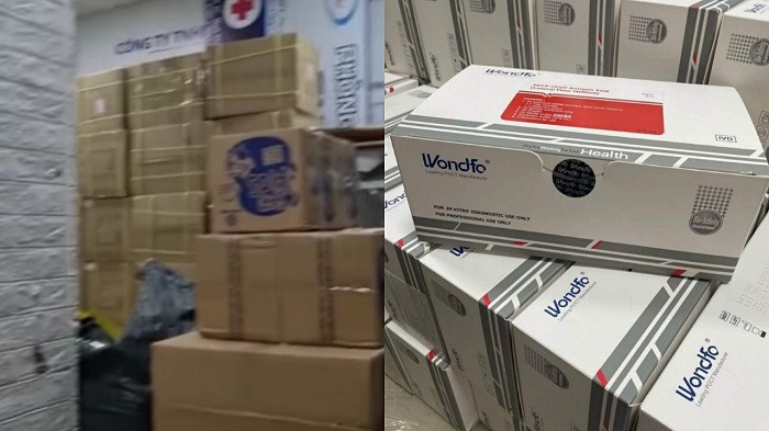 Ha Noi: Xon xao clip lon xon mua ban kit test nhanh COVID-19-Hinh-2