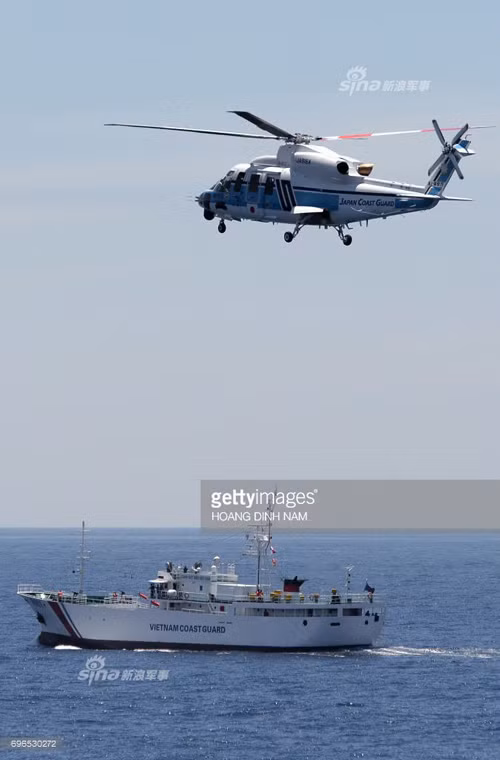 Đáng lưu ý, tàu CSB-6001 vốn là một lớp tàu tuần tra cỡ nhỏ được JCG viện trợ không hoàn lại cho Cảnh sát biển Việt Nam. Nguồn ảnh: Getty Images – Hoang Dinh Nam