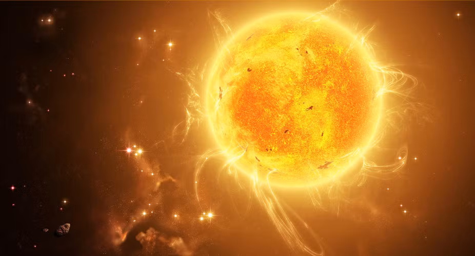 Phát hiện mới cho thấy lõi mặt trời quay nhanh gấp bốn lần bề mặt của nó, giúp các nhà khoa học hiểu rõ hơn về mặt trời hình thành cách đây 4,6 tỷ năm trước. Nguồn ảnh: Space. 