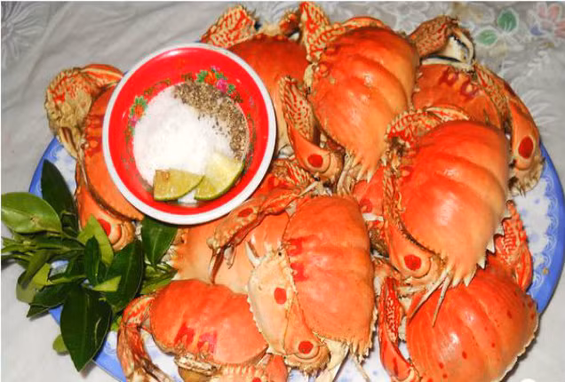 Con cúm núm có kích thước nhỏ, ngư dân thường bắt được những con cúm núm có kích thước to nhất khoảng bằng 4 ngón tay của người lớn. (Ảnh Dulichdanang)