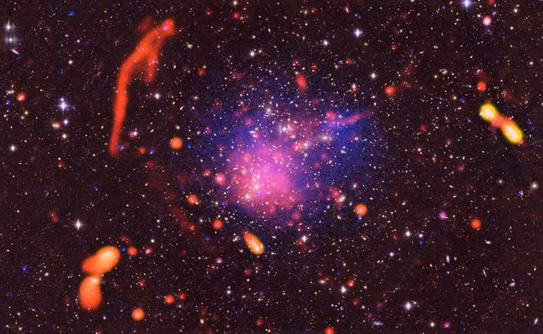 Phat hien bat ngo lien quan cum thien ha Abell 2744