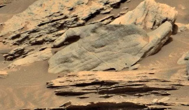 Cụ thể, NASA vừa công bố bức ảnh chụp địa chất mới nhất khu vực Gigipan, bề mặt sao Hỏa. Nguồn ảnh: ufosightingsdaily.