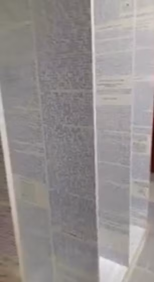 Phát hiện tại nhà riêng thanh niên này cho thấy, có tổng cộng 14 bản thảo mật mã không gian. Nguồn ảnh: Dailymail.