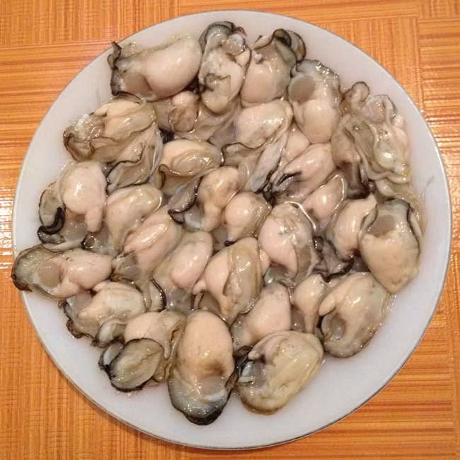  Con hàu sữa là động vật nhuyễn thể có vỏ mỏng, ruột, thịt ngọt đậm đà. Nó thường sống ở các ghềnh đá ven sông hay cửa biển. (Nguồn Haisankyha)