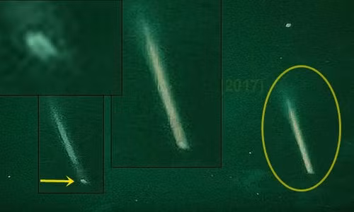 Xon xao vat the nhu UFO ban cot sang khong lo o Uc
