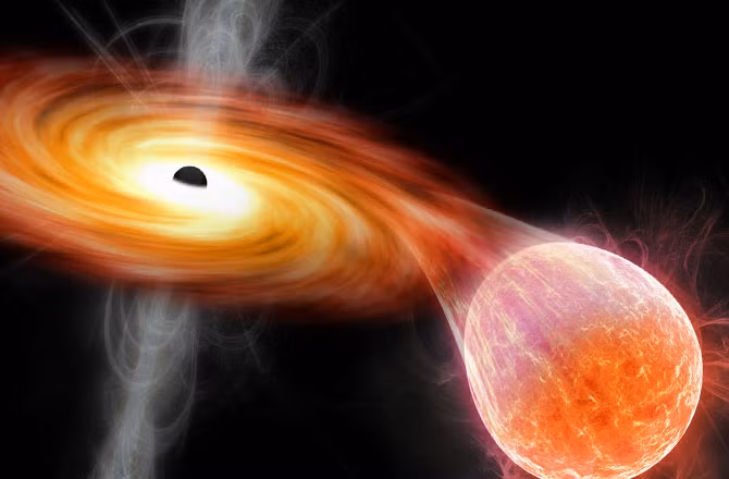 Bat ngo ngoi sao sinh ra tu long vat chat lo den