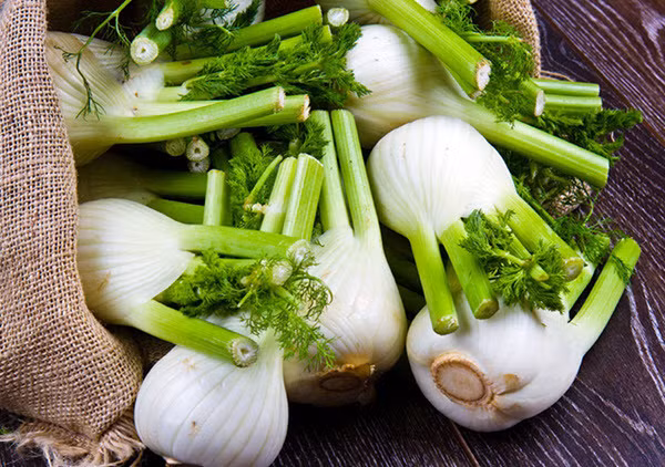  Củ phê-nôn có nguồn gốc từ Địa Trung Hải, củ có hình dáng giống củ hành tây, còn lá thì giống với lá thì là. (Nguồn Loca)