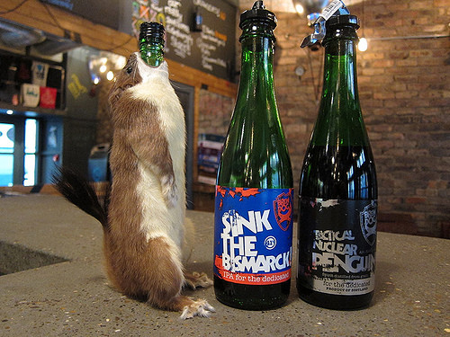 Năm 2010, chỉ có 12 chai bia sóc được tung ra tại Anh và ngay lập tức được bán hết. (Ảnh Staticflickr)