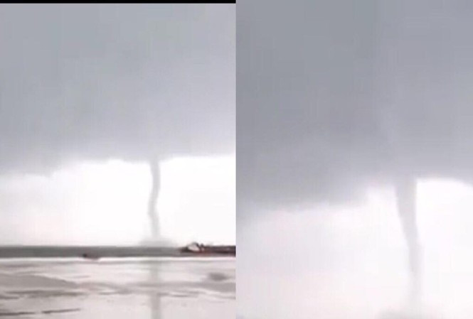 Âm thanh lốc xoáy thường là tiếng đùng đùng liên tục, giống như âm thanh khi tàu hỏa sắp đến. Đôi khi lốc xoáy tạo ra tiếng ồn lớn như tiếng thác nước đổ hoặc tiếng ồn mở cửa kính ô tô khi xe chạy cực nhanh. Nhìn từ xa lốc xoáy có thể có màu đen hoặc trắng, tuỳ thuộc những thứ mà nó cuốn theo. Khi lốc xoáy xuất hiện ở trên đại dương, hình thành nên vòi rồng, thường hút bụi nước lên cao tạo thành các cây nước (waterspouts) nặng hàng chục tấn.