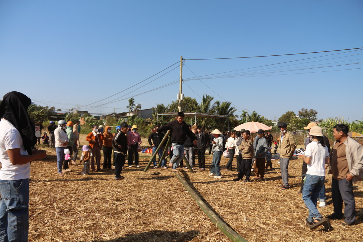 Dong bao Tay Nung Cu M’gar nhon nhip cau may Le hoi Long tong-Hinh-7