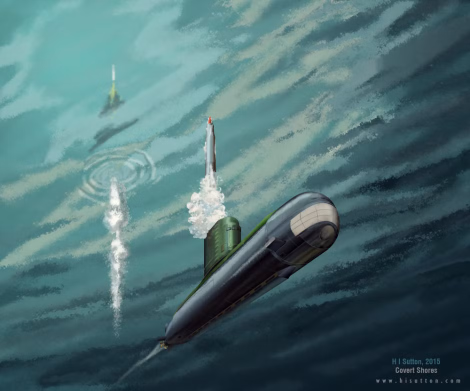 Ống phóng có khả năng khởi động tên lửa ở trạng thái ngập nước, nhưng không rõ ở độ sâu bao nhiêu. Nguồn ảnh: Defence blog