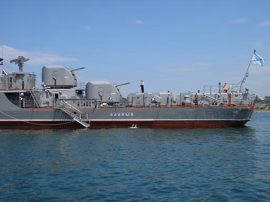 Hỏa lực phụ của tàu gồm hai pháo hạm AK-726 dùng để phòng không và chống mục tiêu mặt nước cự ly gần.