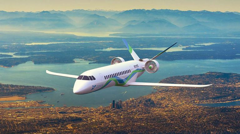 Zunum Aero: Mẫu máy bay dùng động cơ điện của liên doanh Boeing và JetBlue Technology Ventures hướng đến dịch vụ vận chuyển giữa các sân bay địa phương. Mức phát thải và ô nhiễm tiếng ồn giảm 80% so với các máy bay hiện hành. Cấu tạo đơn giản, chỉ cần trạm sạc điện và không phải bảo dưỡng phức tạp giúp Zunum Aero phù hợp với những sân bay hẻo lánh. Nó có tốc độ bay 547 km/h, tầm hoạt động 1.126 km.