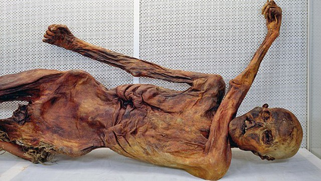 Otzi là xác ướp được phát hiện vào tháng 9/1991. Xác ướp được bảo quản trong dòng sông băng có niên đại cách đây 5.300 năm. Đây là xác ướp cổ nhất châu Âu. Hiện các nhà khoa học vẫn chưa thể giải mã thân thế, lý do tử vong và những lời nguyền kỳ bí xung quanh xác ướp này.