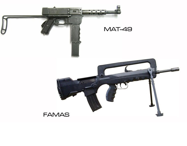 Súng trải qua thời kỳ “thai nghén” khá dài, các nhà thiết kế của Pháp gặp khá nhiều khó khăn trong việc theo đuổi thiết kế súng theo kiểu “bullpup”. Quá trình phát triển kéo dài từ năm 1952 cho đến cuối năm 1978, loại súng này mới được chấp nhận vào trang bị thay cho khẩu MAT-49. Với thời gian phát triển này FAMAS xứng đáng nhận danh hiệu là súng trường tiến công có thời gian phát triển lâu nhất thế giới.